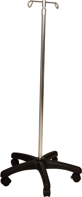 Two Hook IV Pole / Infusion Stand