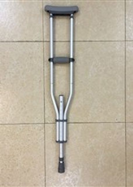 Quick-Adjust Aluminum Crutches - 3-In-1 Size