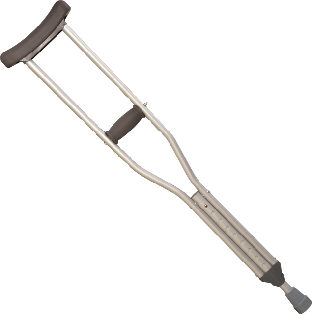 Standard Aluminum Underarm Crutches - Youth