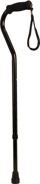 Anodized Offset Aluminum Cane