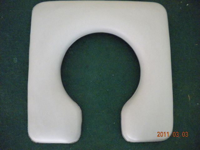 Padded U Seat Attachment for Commode Chairs