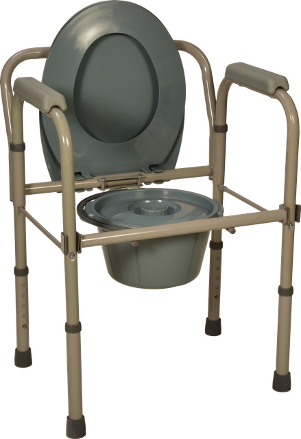 Portable Steel Commode Chair