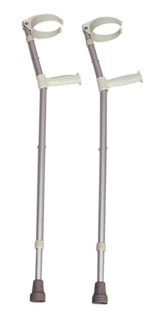 Forearm / Elbow Aluminum Crutches - Adult