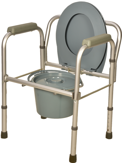 Portable Aluminum Commode Chair
