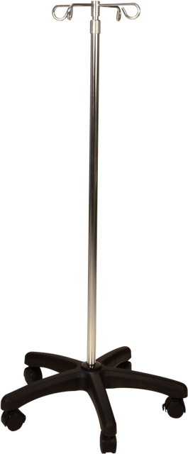 Four Hook IV Pole / Infusion Stand