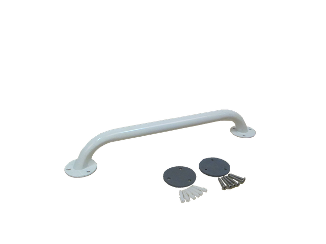 White Steel Grab Bar
