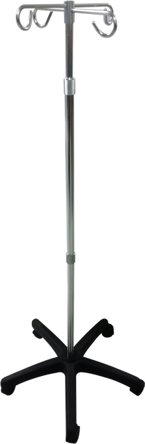 Four Hook IV Pole / Infusion Stand