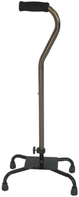 Large Base Aluminum Quad Cane